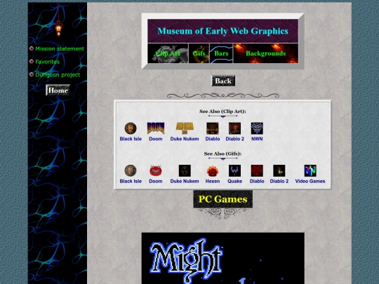 museum/clipart/pcgames screenshot