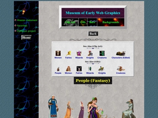 museum/clipart/people screenshot