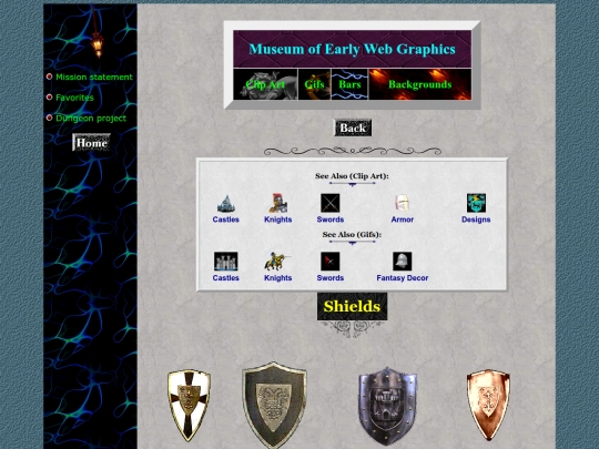 museum/clipart/shields screenshot
