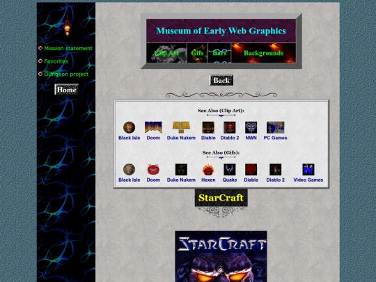 museum/clipart/starcraft screenshot