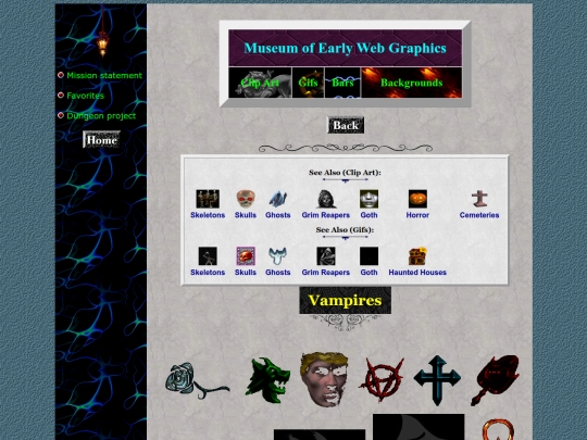 museum/clipart/vampires screenshot