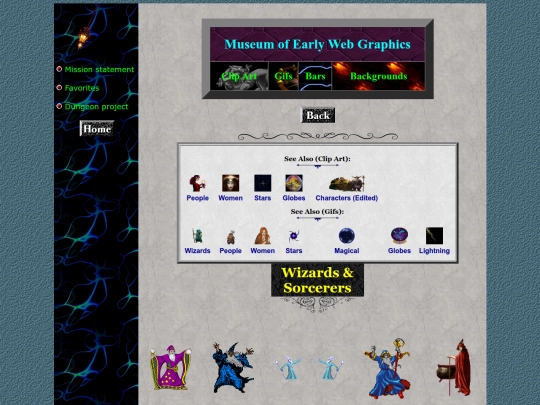 museum/clipart/wizards screenshot
