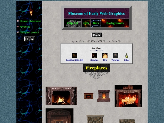 museum/gifs/fireplaces screenshot