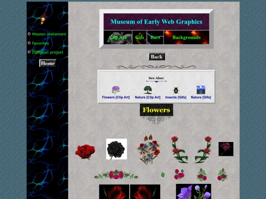 museum/gifs/flowers screenshot