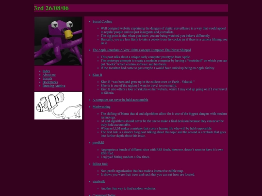 bookmarks/week3 screenshot