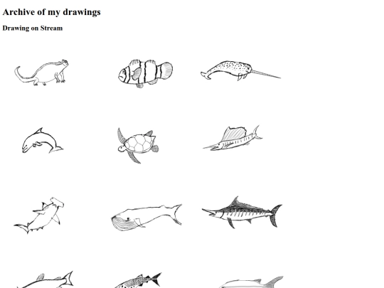 drawings screenshot