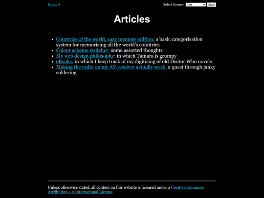 articles screenshot
