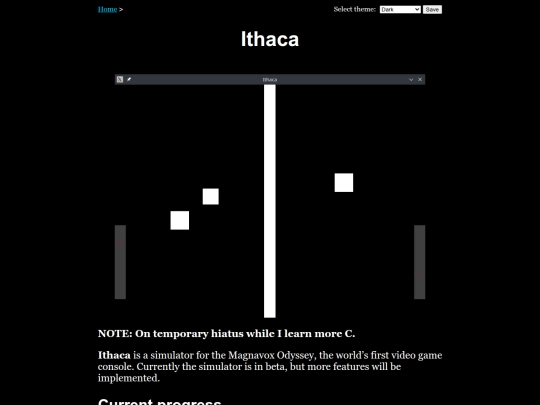 ithaca screenshot