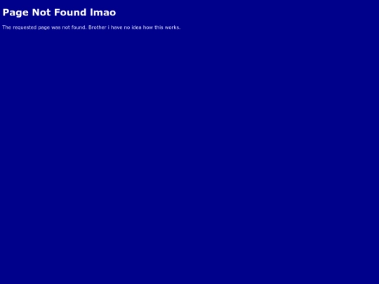 not_found screenshot