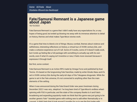 posts/Samurai-Remnant-About-Japan screenshot