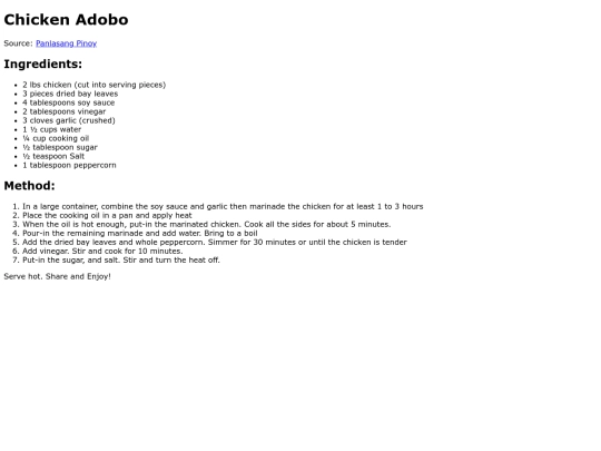 cookbook/Chicken_Adobo screenshot