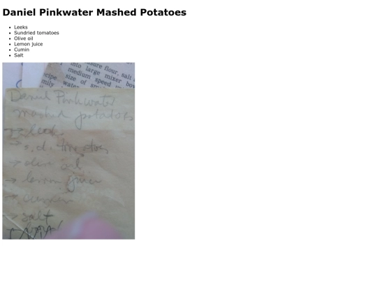 cookbook/Daniel_Pinkwater_Mashed_Potatoes screenshot
