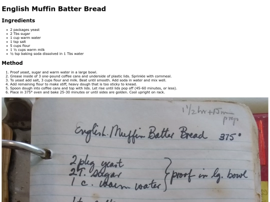 cookbook/English_Muffin_Batter_Bread screenshot