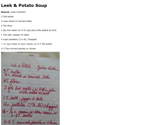 cookbook/Leek_and_Potato_Soup screenshot
