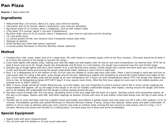 cookbook/Pan_Pizza screenshot