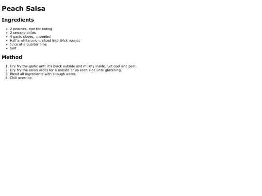cookbook/Peach_Salsa screenshot