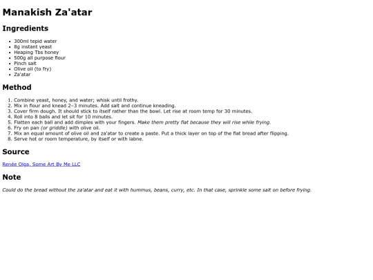 cookbook/Zaatar_Bread screenshot
