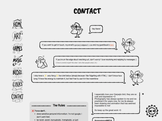 contact screenshot