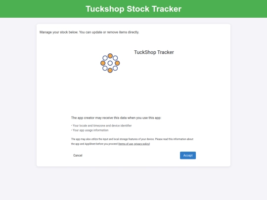 index screenshot