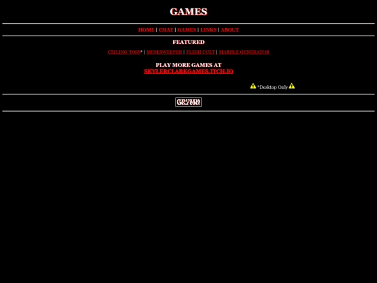 games screenshot