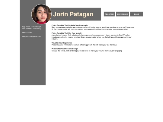 blog screenshot