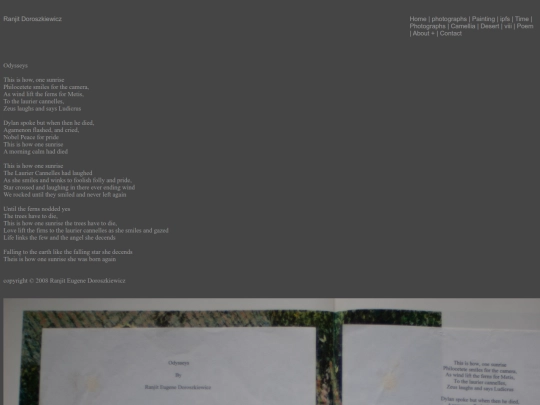 Poem screenshot