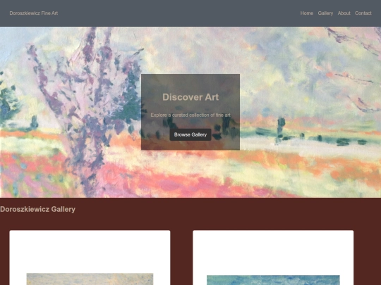 doroszkiewiczgallery screenshot