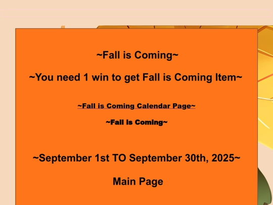 Contests/FallisComing/MainPage screenshot