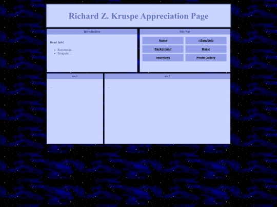band-info screenshot