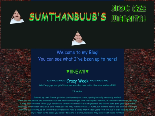 Blog screenshot