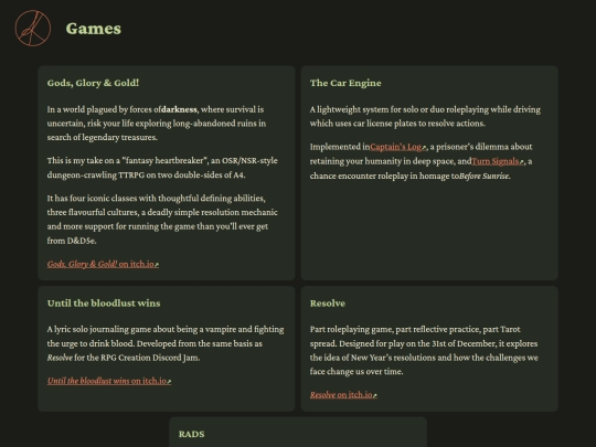 games screenshot