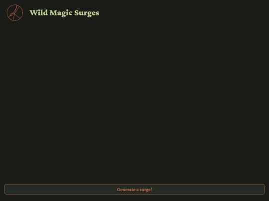 shoebox/wild-magic-surges screenshot