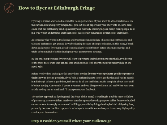 writing/flyering-edinburgh screenshot