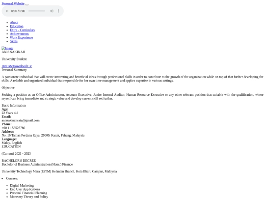 index screenshot