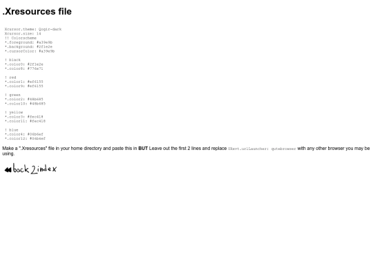 xresources screenshot