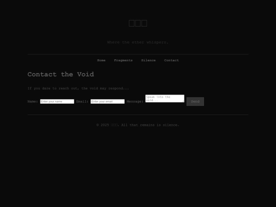 contact screenshot