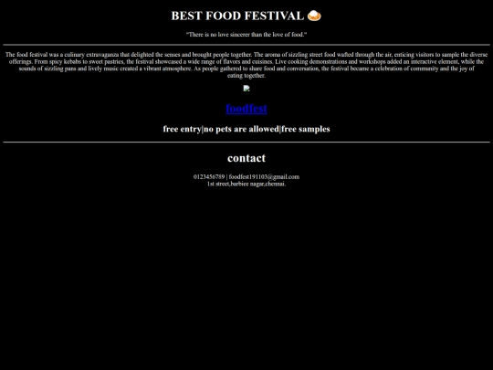 foodfest/event screenshot