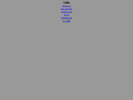 links screenshot