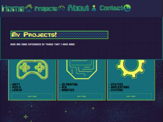 projects screenshot