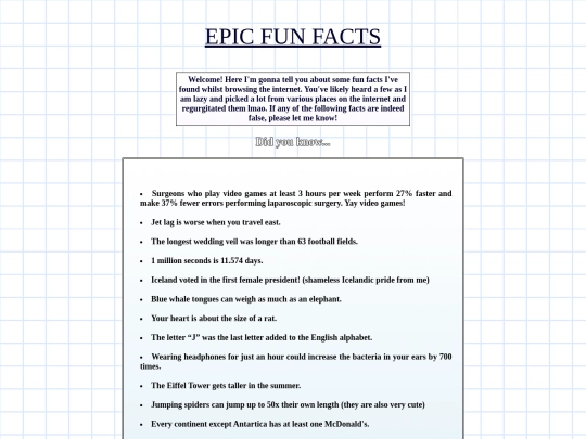 FunFacts screenshot