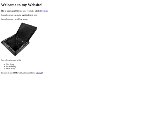 test screenshot