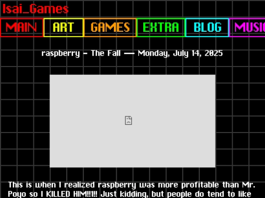 art/RaspberryCaida screenshot