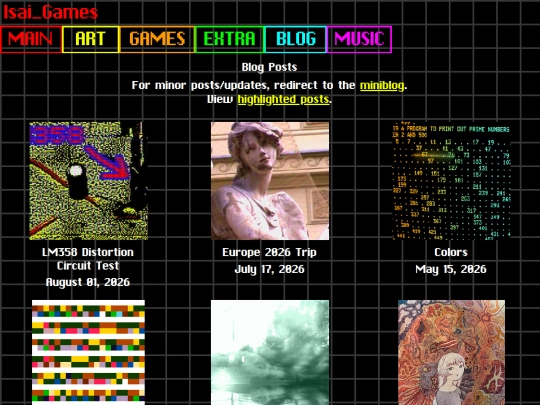 blog screenshot