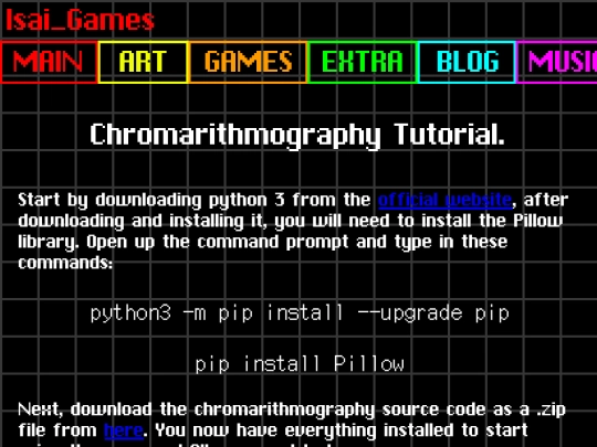 chromarithmograph-tutorial screenshot