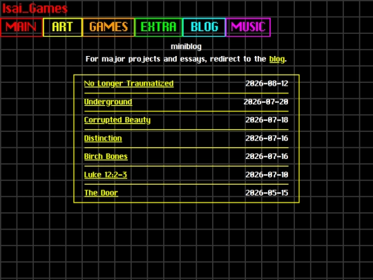 miniblog screenshot