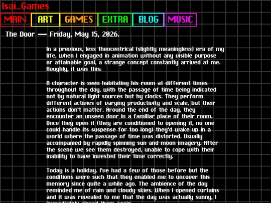 miniblog/thedoor screenshot