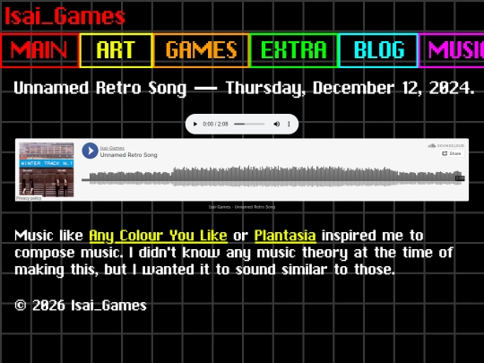 music/retro screenshot