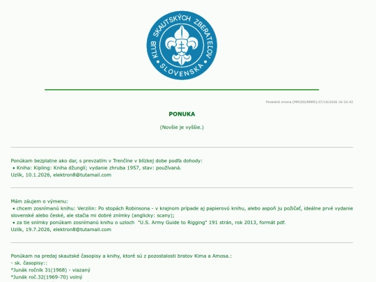 ponuka screenshot