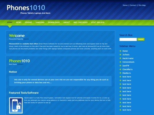 index screenshot