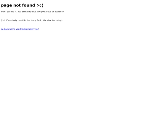 not_found screenshot